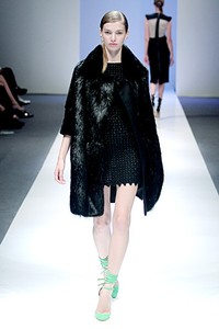 Antonio Berardi. Fall/Winter 2011. London Fashion Week FW 2011. [Photo by Chris McGrath/Getty Images for Audi Fashion Festival]