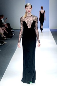 Antonio Berardi. Fall/Winter 2011. London Fashion Week FW 2011. [Photo by Chris McGrath/Getty Images for Audi Fashion Festival]