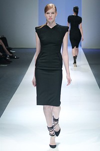 Antonio Berardi. Fall/Winter 2011. London Fashion Week FW 2011. [Photo by Chris McGrath/Getty Images for Audi Fashion Festival]