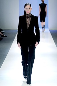 Antonio Berardi. Fall/Winter 2011. London Fashion Week FW 2011. [Photo by Chris McGrath/Getty Images for Audi Fashion Festival]