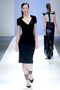 Antonio Berardi. Fall/Winter 2011. London Fashion Week FW 2011. [Photo by Chris McGrath/Getty Images for Audi Fashion Festival]