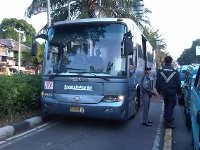Bus TransJ Tabrak Pemotor, Lalin di Pejaten Tersendat 