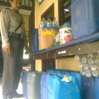 Ratusan Liter Miras Oplosan Diamankan