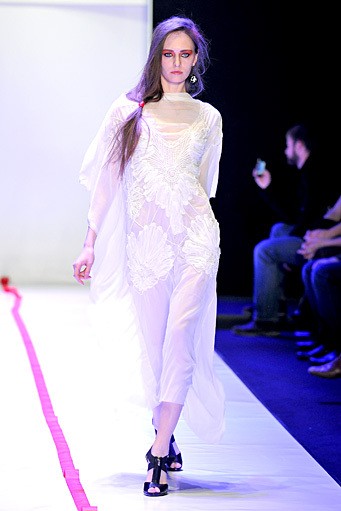 Lyudmila Norsoyan, Fall/Winter 2011. New York Fashion Week 2011. [Foto: Pascal Le Segretain/Getty Images]