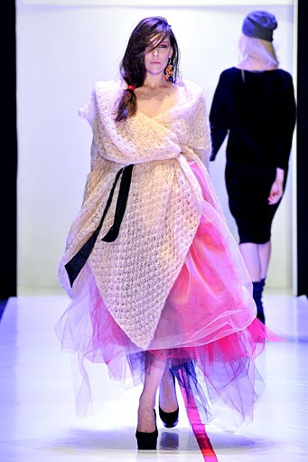 Lyudmila Norsoyan, Fall/Winter 2011. New York Fashion Week 2011. [Foto: Pascal Le Segretain/Getty Images]