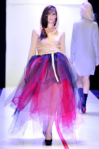 Lyudmila Norsoyan, Fall/Winter 2011. New York Fashion Week 2011. [Foto: Pascal Le Segretain/Getty Images]
