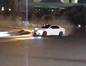 Rifat Sungkar Ngedrift di Bundaran HI