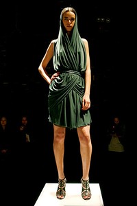 Halston, Fall/Winter 2011. New York Fashion Week 2011. [Photo by Andy Kropa/Getty Images]