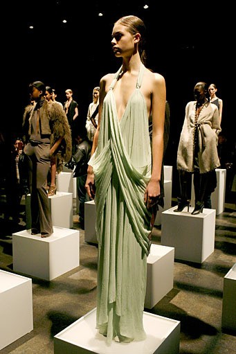 Halston, Fall/Winter 2011. New York Fashion Week 2011. [Photo by Andy Kropa/Getty Images]