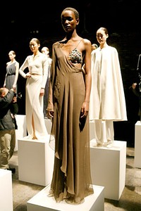 Halston, Fall/Winter 2011. New York Fashion Week 2011. [Photo by Andy Kropa/Getty Images]
