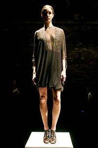 Halston, Fall/Winter 2011. New York Fashion Week 2011. [Photo by Andy Kropa/Getty Images]