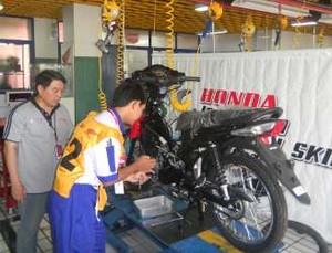 Honda Uji Kehandalan Siswa SMK
