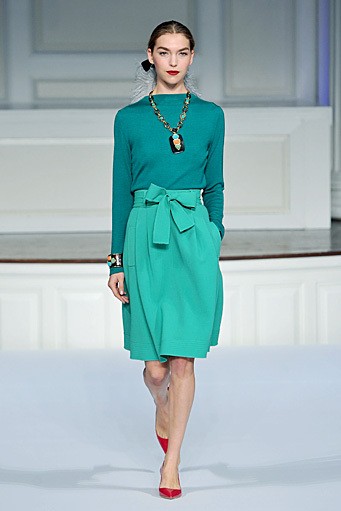 Oscar de la Renta, Pre-Fall/Winter 2011. New York Fashion Week 2011. [Photo by Slaven Vlasic/Getty Images]