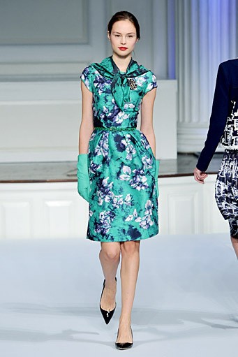 Oscar de la Renta, Pre-Fall/Winter 2011. New York Fashion Week 2011. [Photo by Slaven Vlasic/Getty Images]