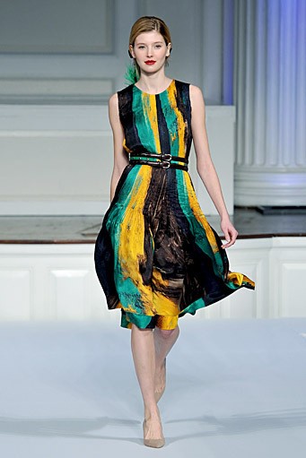 Oscar de la Renta, Pre-Fall/Winter 2011. New York Fashion Week 2011. [Photo by Slaven Vlasic/Getty Images]