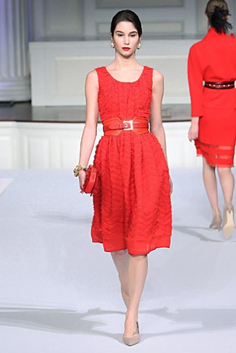 Oscar de la Renta, Pre-Fall/Winter 2011. New York Fashion Week 2011. [Photo by Slaven Vlasic/Getty Images]