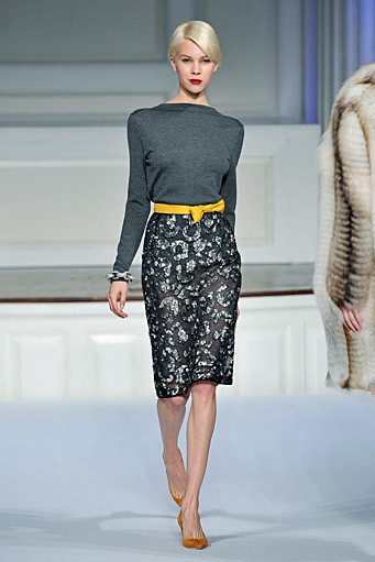 Oscar de la Renta, Pre-Fall/Winter 2011. New York Fashion Week 2011. [Photo by Slaven Vlasic/Getty Images]