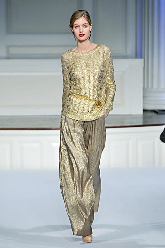 Oscar de la Renta, Pre-Fall/Winter 2011. New York Fashion Week 2011. [Photo by Slaven Vlasic/Getty Images]
