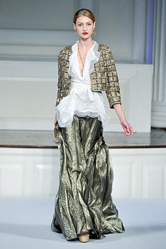 Oscar de la Renta, Pre-Fall/Winter 2011. New York Fashion Week 2011. [Photo by Slaven Vlasic/Getty Images]