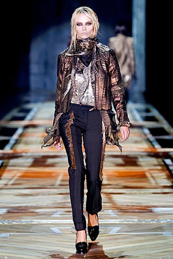 Roberto Cavalli, Fall/Winter 2011. Milan Fashion Week 2011. [hoto by Elisabetta Villa/Getty Images]