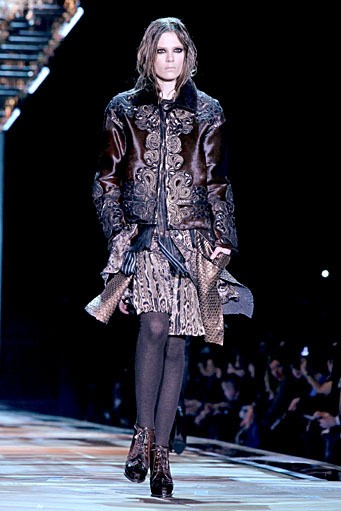 Roberto Cavalli, Fall/Winter 2011. Milan Fashion Week 2011. [hoto by Elisabetta Villa/Getty Images]