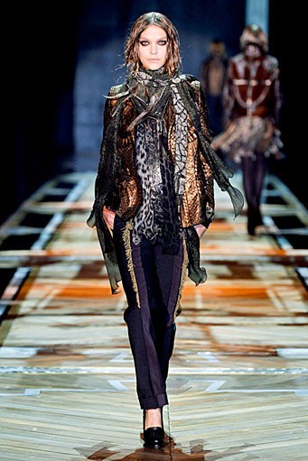 Roberto Cavalli, Fall/Winter 2011. Milan Fashion Week 2011. [hoto by Elisabetta Villa/Getty Images]