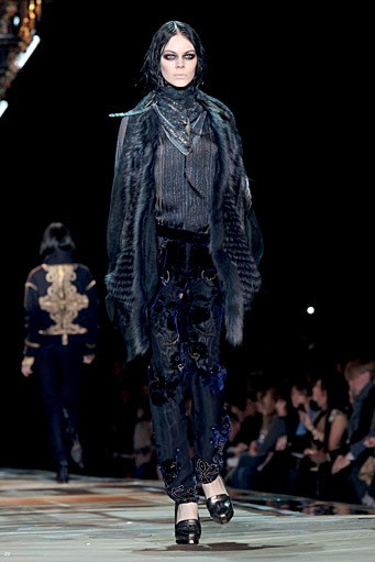 Roberto Cavalli, Fall/Winter 2011. Milan Fashion Week 2011. [hoto by Elisabetta Villa/Getty Images]