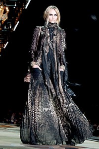 Roberto Cavalli, Fall/Winter 2011. Milan Fashion Week 2011. [hoto by Elisabetta Villa/Getty Images]