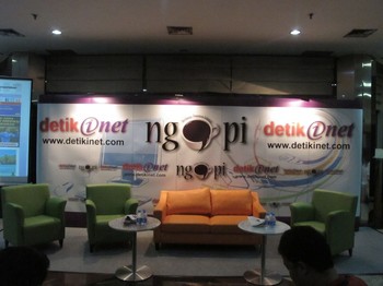 Persiapan menjelang Ngopi detikINET.