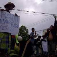 Mahasiswa Demo Sikapi Pertanian Bojonegoro Gagal
