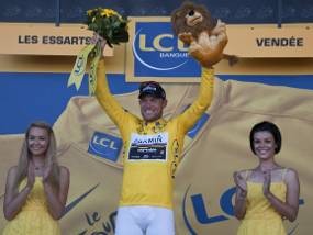 Garmin-Cervelo Antar Hushovd Raih Jaket Kuning