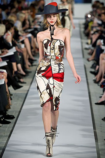 Oscar de la Renta, Resort 2012. New York Fashion Week 2012. [Photo by Thomas Concordia/Getty Images]