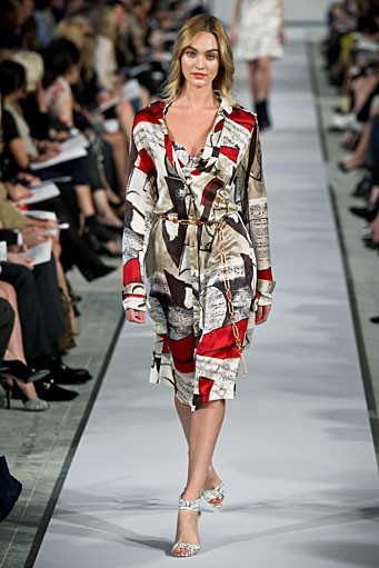 Oscar de la Renta, Resort 2012. New York Fashion Week 2012. [Photo by Thomas Concordia/Getty Images]