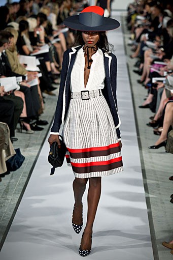 Oscar de la Renta, Resort 2012. New York Fashion Week 2012. [Photo by Thomas Concordia/Getty Images]