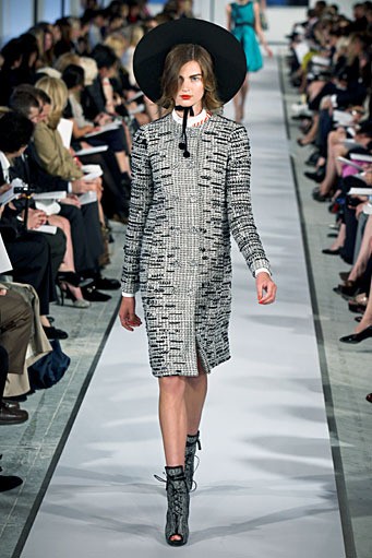 Oscar de la Renta, Resort 2012. New York Fashion Week 2012. [Photo by Thomas Concordia/Getty Images]