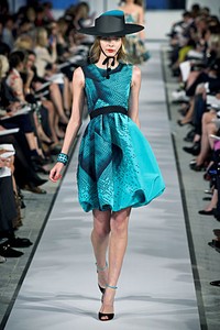Oscar de la Renta, Resort 2012. New York Fashion Week 2012. [Photo by Thomas Concordia/Getty Images]