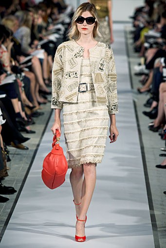 Oscar de la Renta, Resort 2012. New York Fashion Week 2012. [Photo by Thomas Concordia/Getty Images]