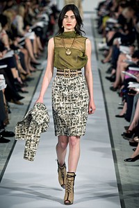 Oscar de la Renta, Resort 2012. New York Fashion Week 2012. [Photo by Thomas Concordia/Getty Images]