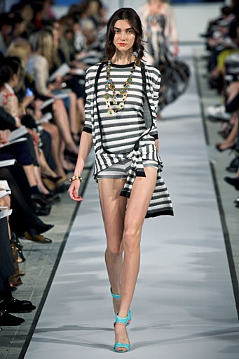 Oscar de la Renta, Resort 2012. New York Fashion Week 2012. [Photo by Thomas Concordia/Getty Images]