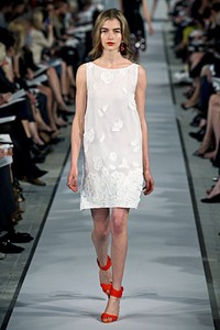 Oscar de la Renta, Resort 2012. New York Fashion Week 2012. [Photo by Thomas Concordia/Getty Images]