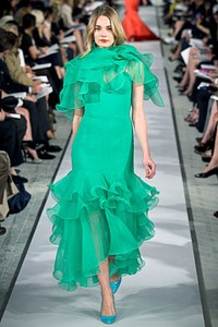 Oscar de la Renta, Resort 2012. New York Fashion Week 2012. [Photo by Thomas Concordia/Getty Images]