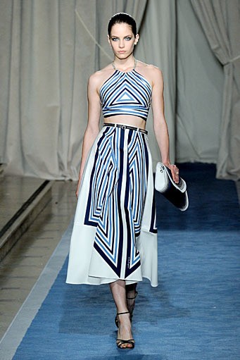 Salvatore Ferragamo, Resort 2012. New York Fashion Week 2012. [Photo by Andrew H. Walker/Getty Images for Salvatore Ferragamo]