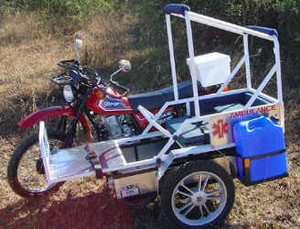 Motor China di Afrika Jadi Ambulans