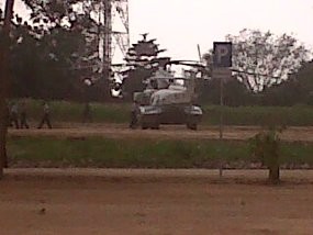 Ups! Helikopter yang Angkut Wapres Akibatkan Hujan Debu di Arena Jambore