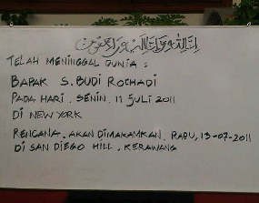 Jenazah Budi Rochadi Akan Dimakamkan di San Diego Hills