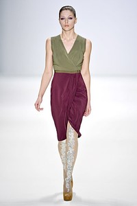 Stephan Pelger, Spring/Summer 2012. New York Fashion Week 2012. [Photo by Gareth Cattermole/Getty Images for IMG]