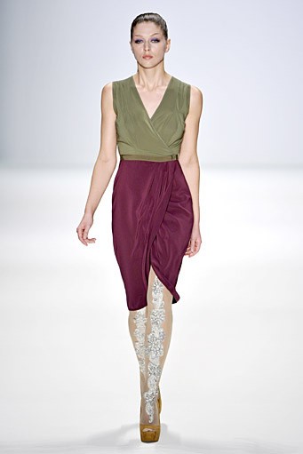 Stephan Pelger, Spring/Summer 2012. New York Fashion Week 2012. [Photo by Gareth Cattermole/Getty Images for IMG]