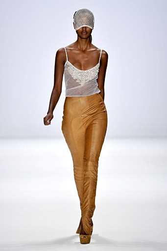 Stephan Pelger, Spring/Summer 2012. New York Fashion Week 2012. [Photo by Gareth Cattermole/Getty Images for IMG]
