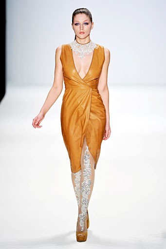 Stephan Pelger, Spring/Summer 2012. New York Fashion Week 2012. [Photo by Gareth Cattermole/Getty Images for IMG]