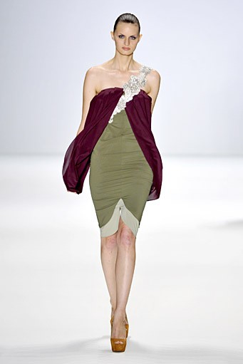 Stephan Pelger, Spring/Summer 2012. New York Fashion Week 2012. [Photo by Gareth Cattermole/Getty Images for IMG]